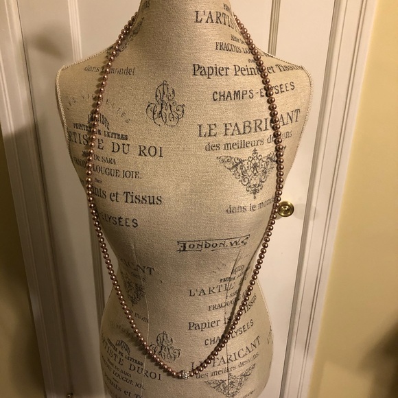 Faux Pear Long Necklace - Picture 3 of 3